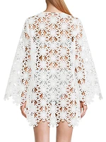 Viara Lace Cover-Up Minidress