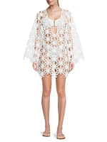 Viara Lace Cover-Up Minidress
