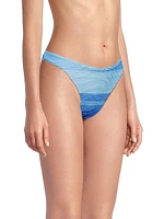 Margot Sunset Stripe Bikini Bottom