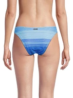 Margot Sunset Stripe Bikini Bottom
