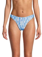 Margot Sunset Tile Printed Bikini Bottom