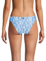 Margot Sunset Tile Printed Bikini Bottom