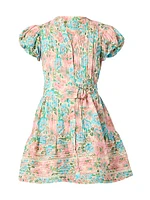 Cecelia Floral Belted Mini Shirtdress