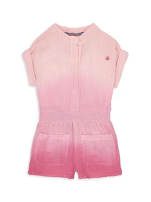 Little Girl's & Ombre Gauze Romper