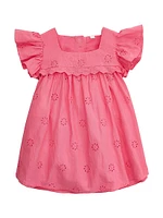 Little Girl's & Eyelet Cotton Dress