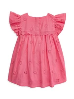 Little Girl's & Eyelet Cotton Dress