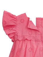Little Girl's & Eyelet Cotton Dress