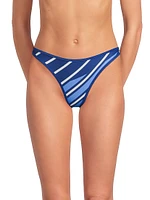 The Tati Striped Bikini Bottom