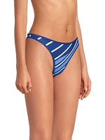The Tati Striped Bikini Bottom