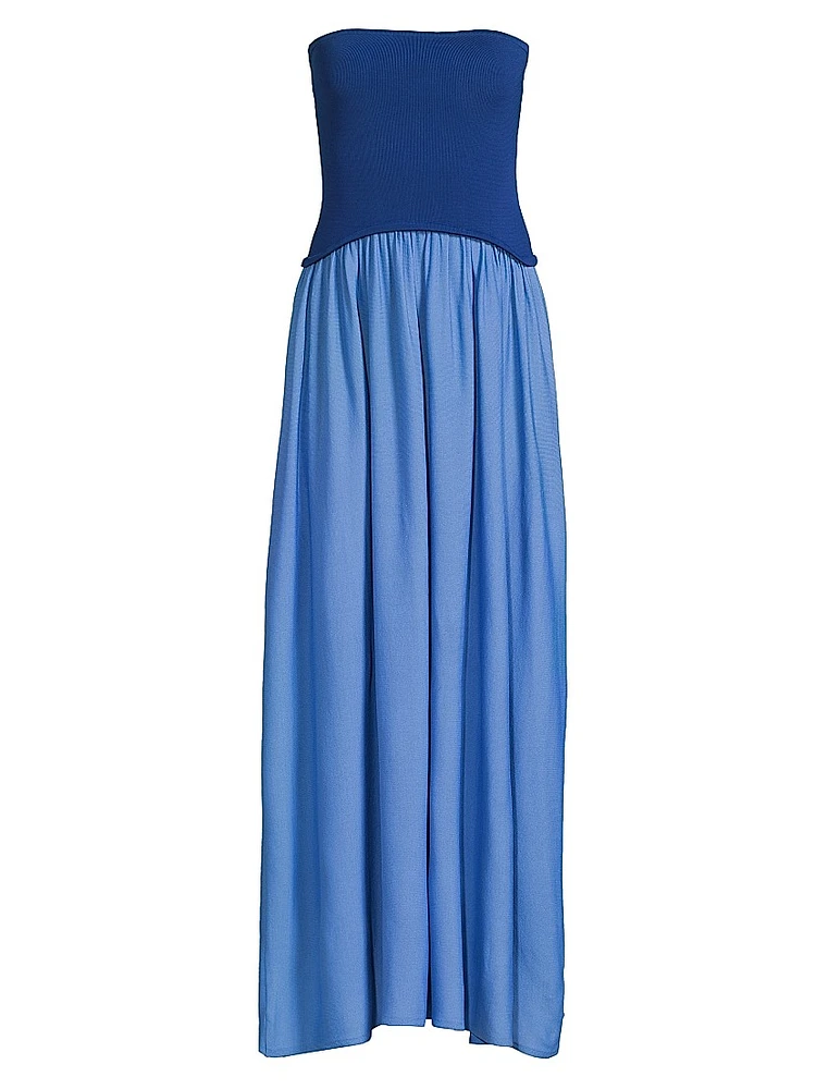 Soglio Strapless Midi-Dress