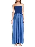 Soglio Strapless Midi-Dress