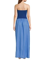 Soglio Strapless Midi-Dress