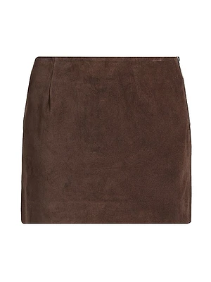 Haile Suede Miniskirt