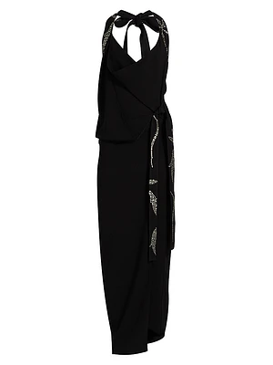 Fiama Embellished Halter Gown