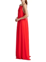 Febe Open-Back Gown