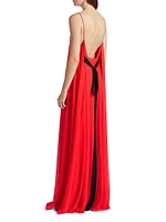 Febe Open-Back Gown