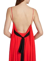 Febe Open-Back Gown