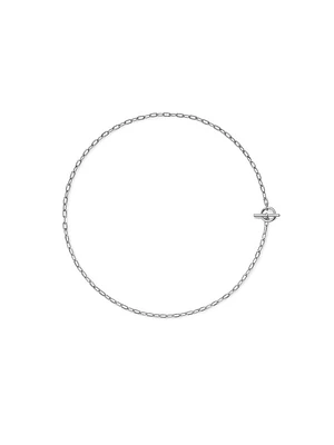 DY Madison Toggle Chain Necklace Sterling Silver, 3MM