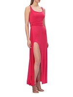 The Mila Jersey Scoopneck Gown