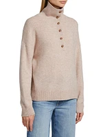Wool-Cashmere Polo Sweater