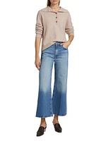 Wool-Cashmere Polo Sweater