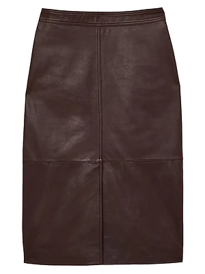 Leather Pencil Skirt