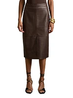 Leather Pencil Skirt