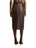 Leather Pencil Skirt