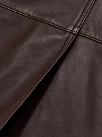 Leather Pencil Skirt
