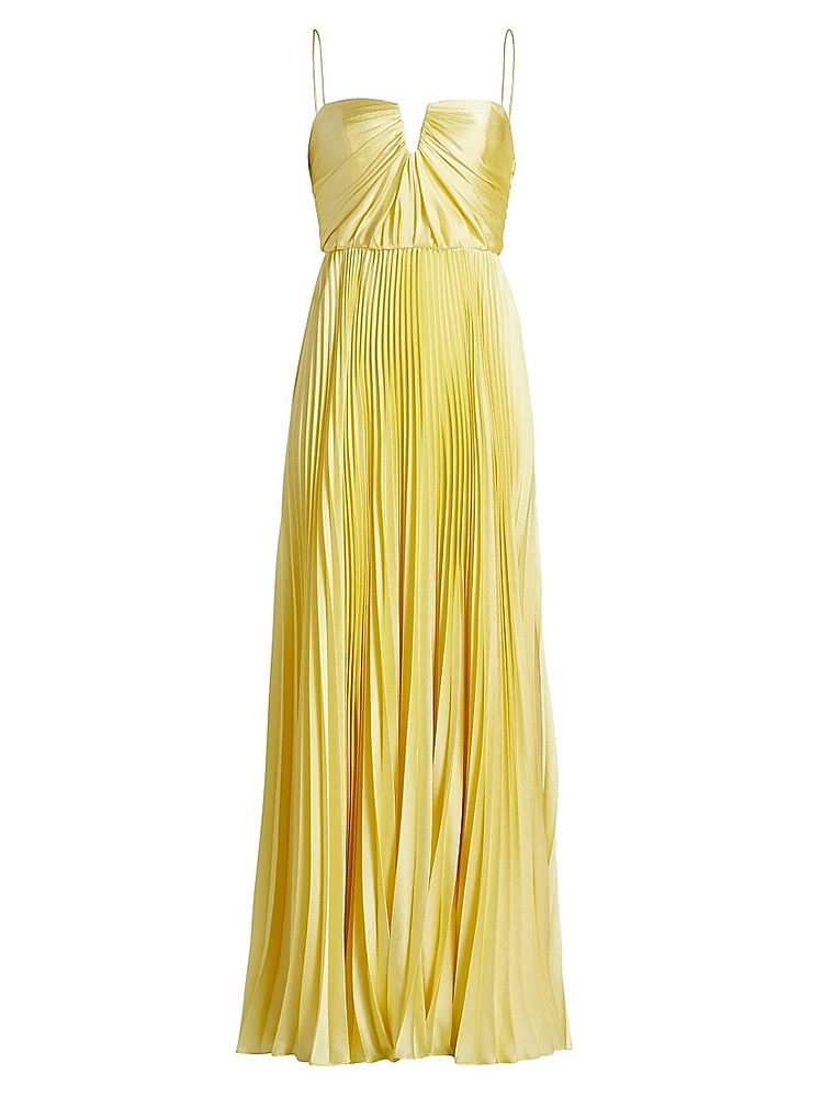 Annna Hammered Satin Gown