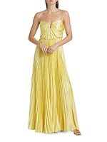 Annna Hammered Satin Gown