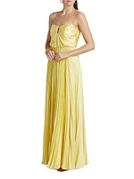 Annna Hammered Satin Gown