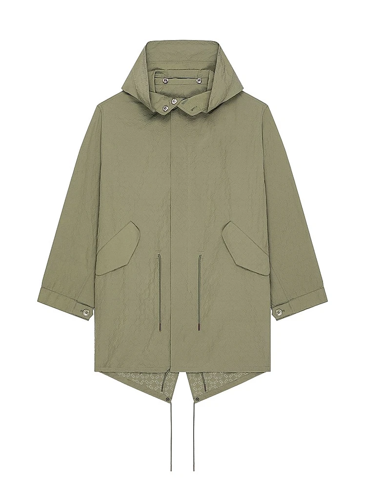 Parka Jacket Textured Monogram 72