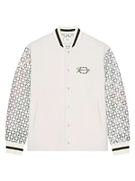 Varsity Jacket Wool and Monogram 72 Leather