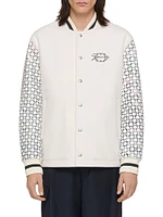 Varsity Jacket Wool and Monogram 72 Leather