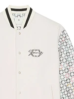 Varsity Jacket Wool and Monogram 72 Leather
