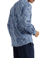 Cotton Paisley Twill Easy Fit Shirt
