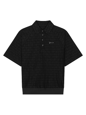 Polo Shirt Monogram 72 Jacquard