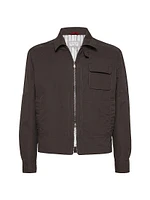 Water Resistant Techno Cotton Gabardine Jacket