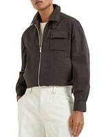 Water Resistant Techno Cotton Gabardine Jacket