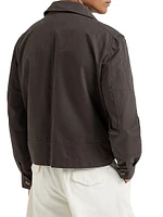 Water Resistant Techno Cotton Gabardine Jacket
