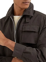 Water Resistant Techno Cotton Gabardine Jacket