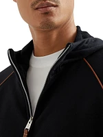 Techno Cotton French Terry Hooded Sweatshirt