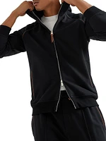 Techno Cotton French Terry Hooded Sweatshirt