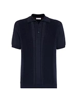 Cotton Knit Polo Shirt