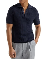 Cotton Knit Polo Shirt