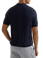 Cotton Knit Polo Shirt