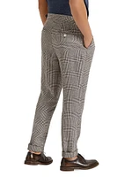 Prince of Wales Diagonal Leisure Fit Trousers