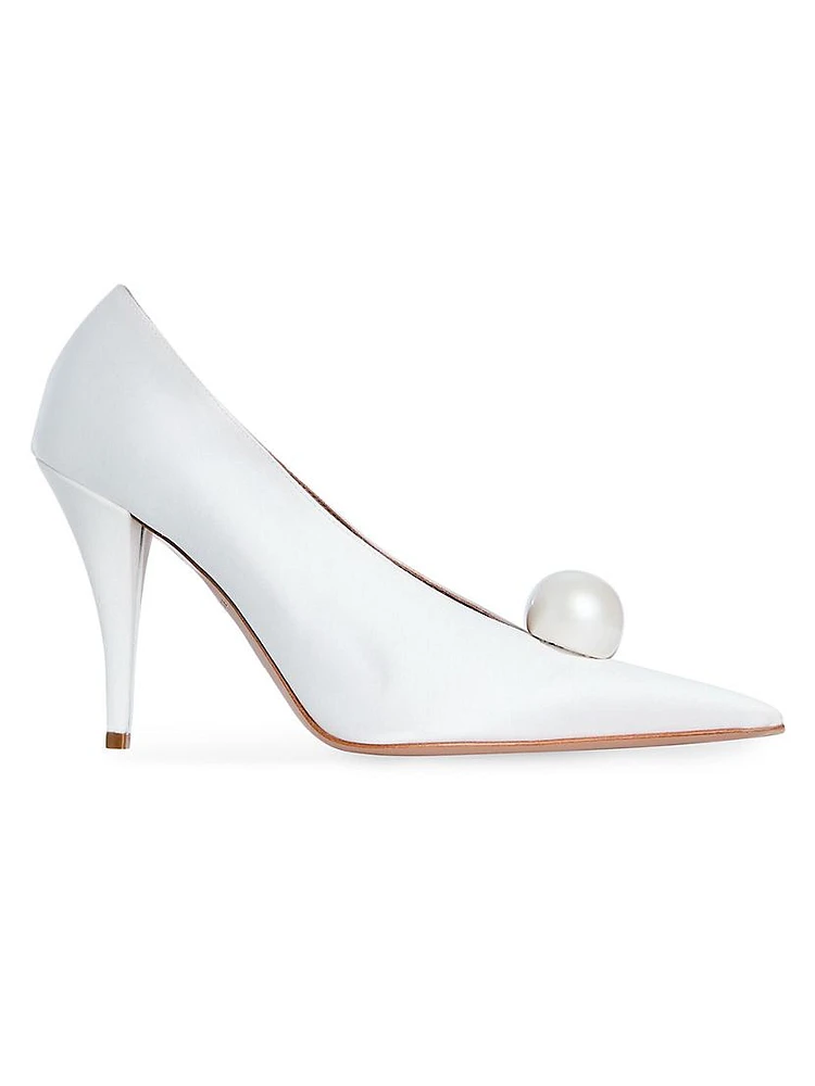 Corinna 95MM Satin Pumps