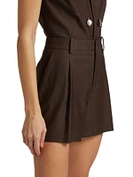 Charles Pleated Tailored Shorts